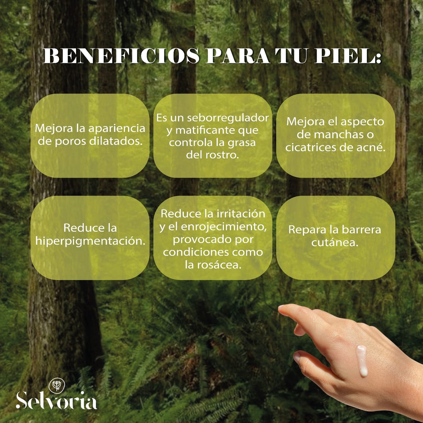 Serum Facial Matificante Niacinamida 5% + Cúrcuma