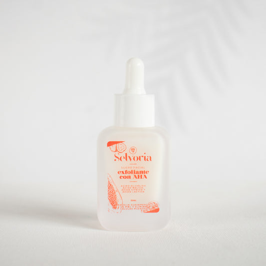 EXFOLIANTE FACIAL CON ALFAHIDROXIÁCIDOS (AHA)